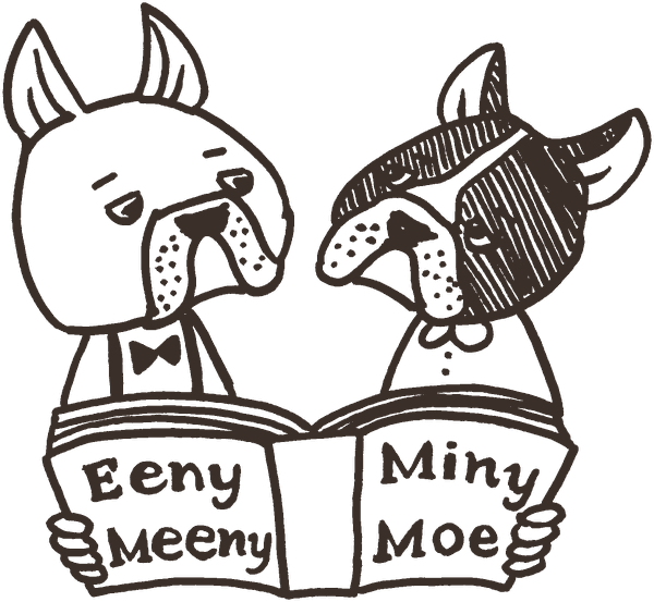 英語絵本の専門店 Eeny Meeny Miny Moe ロゴ